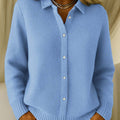 Cardigan En Maille Boutonné Femme