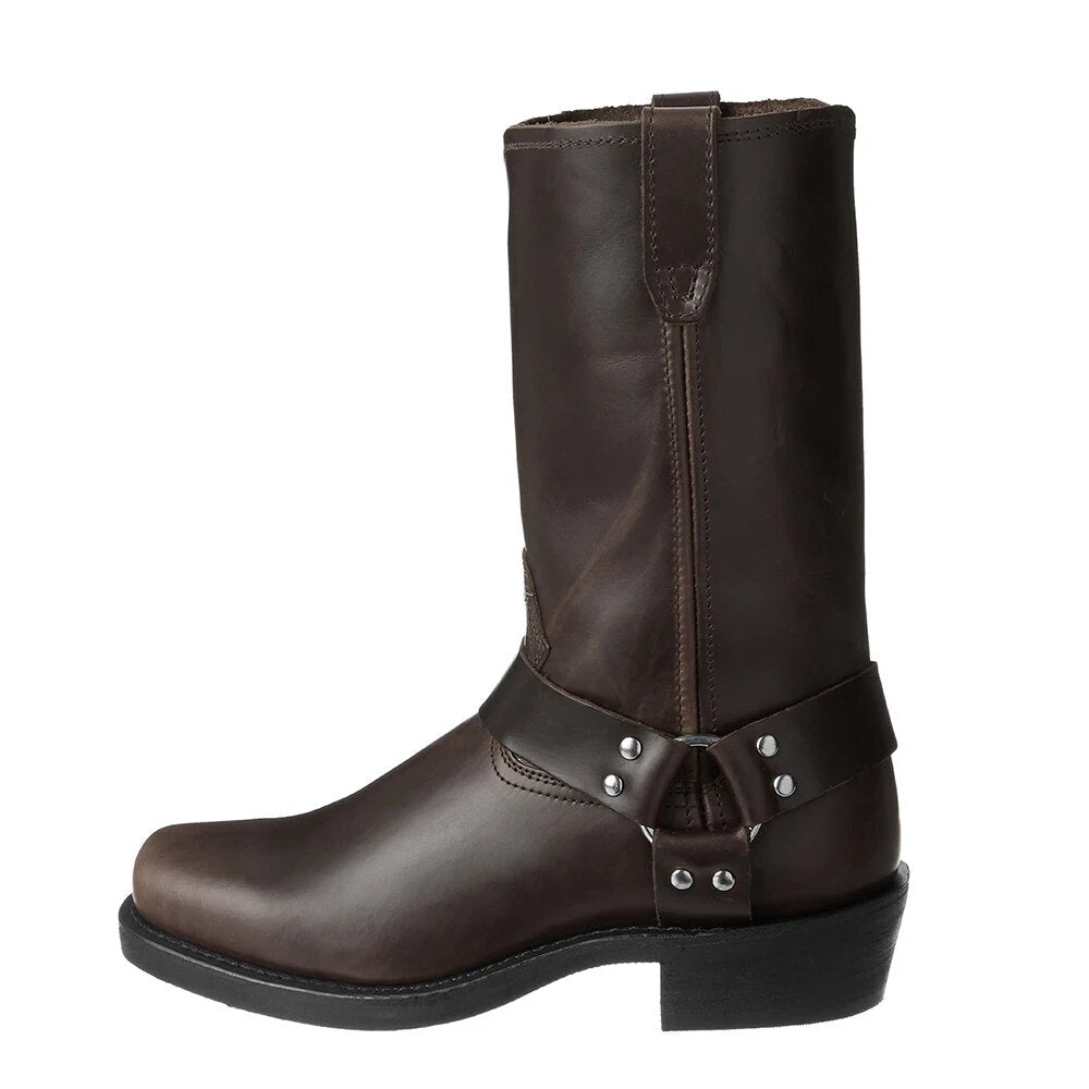 Bottes Mi-mollet à Bride Femme