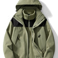 Men's Hooded Layered-Effect Jacket