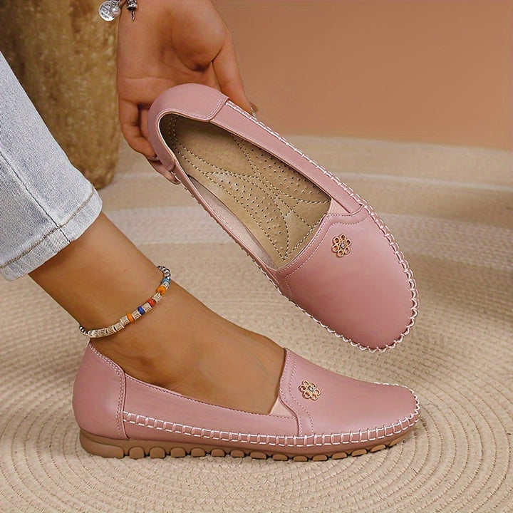 Mocassins Plats à Bout Rond Femme