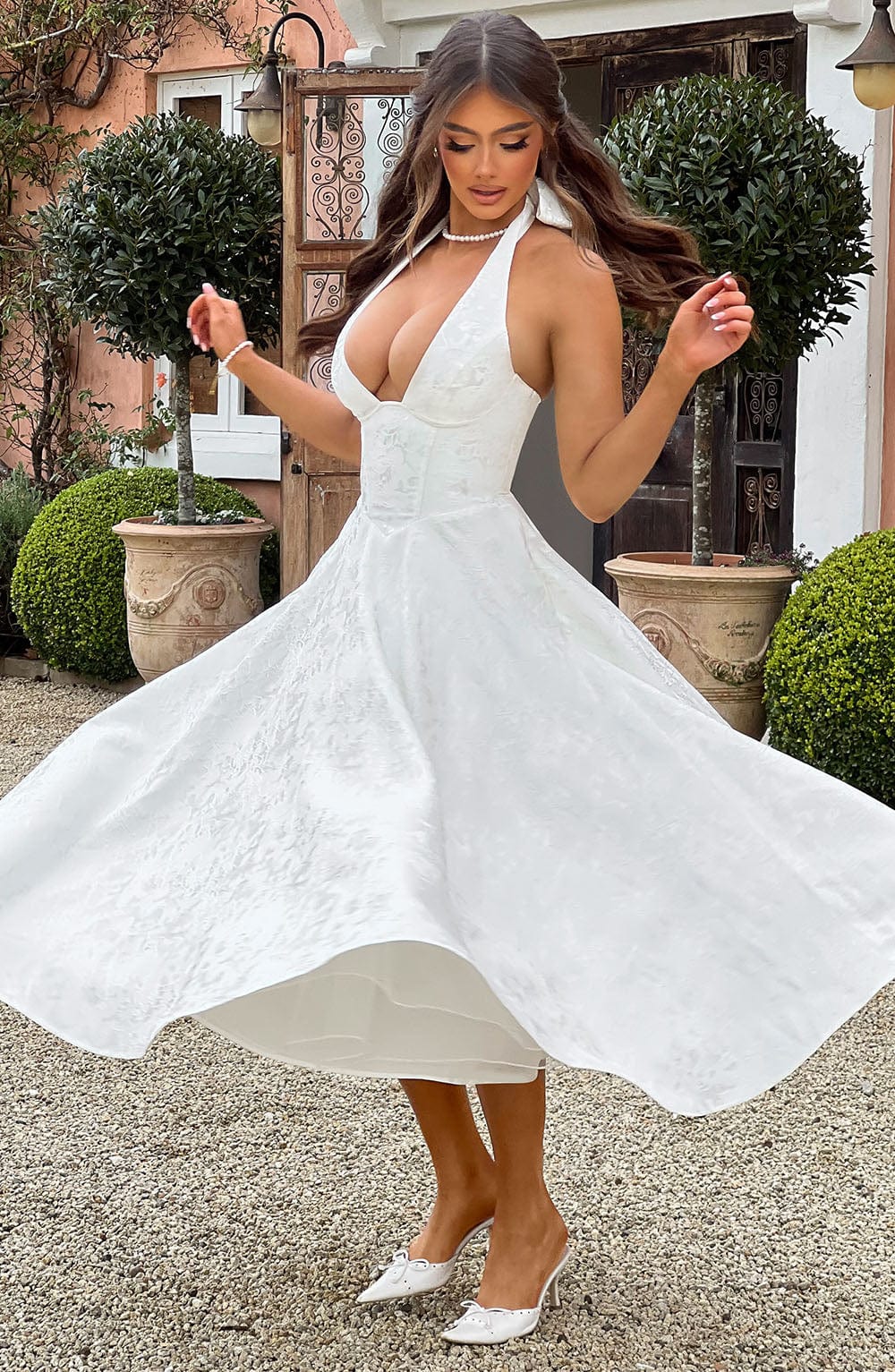 Robe Midi Dos nu Femme