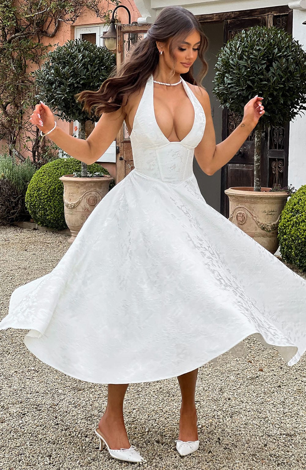 Robe Midi Dos nu Femme