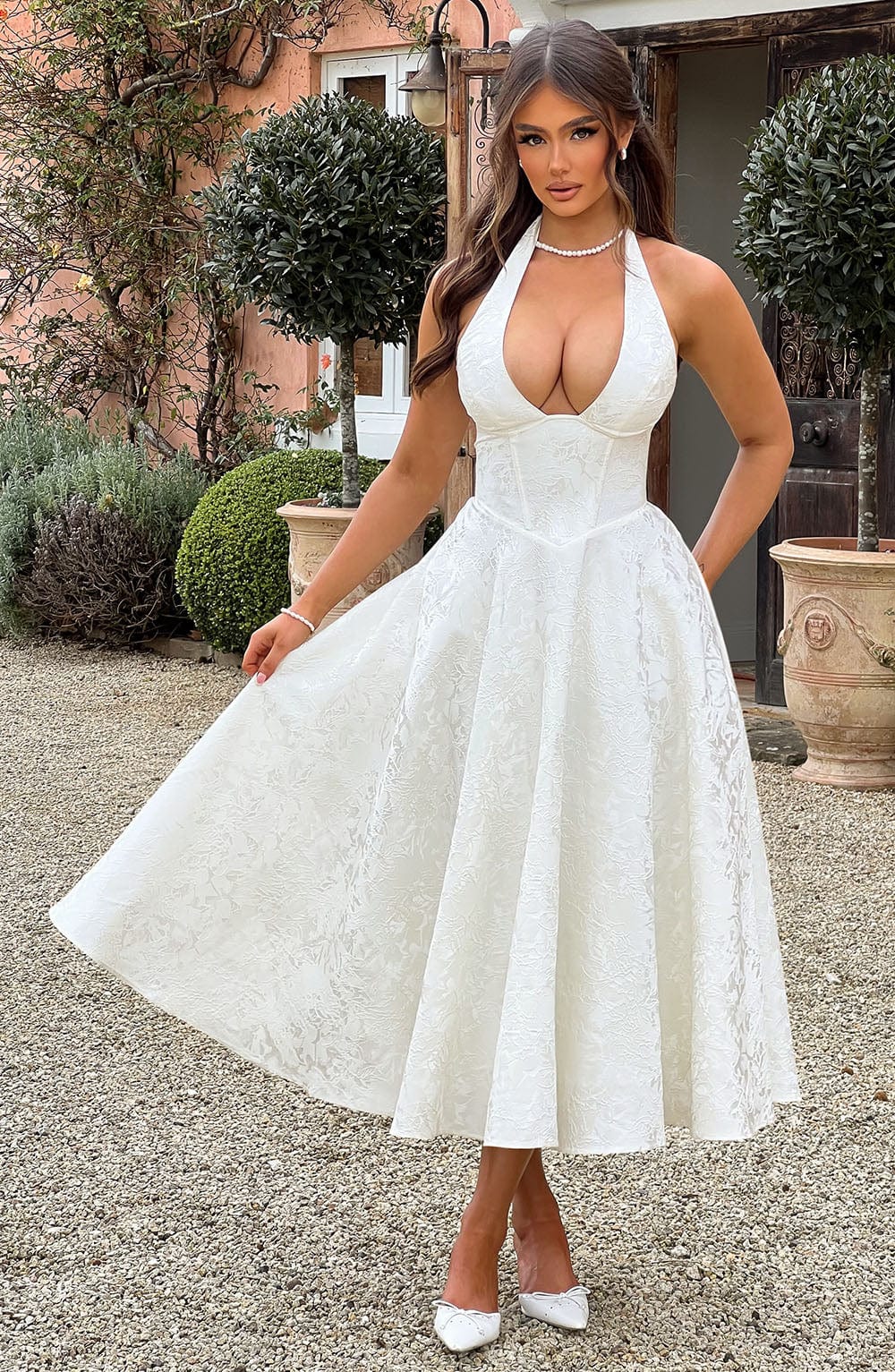 Robe Midi Dos nu Femme