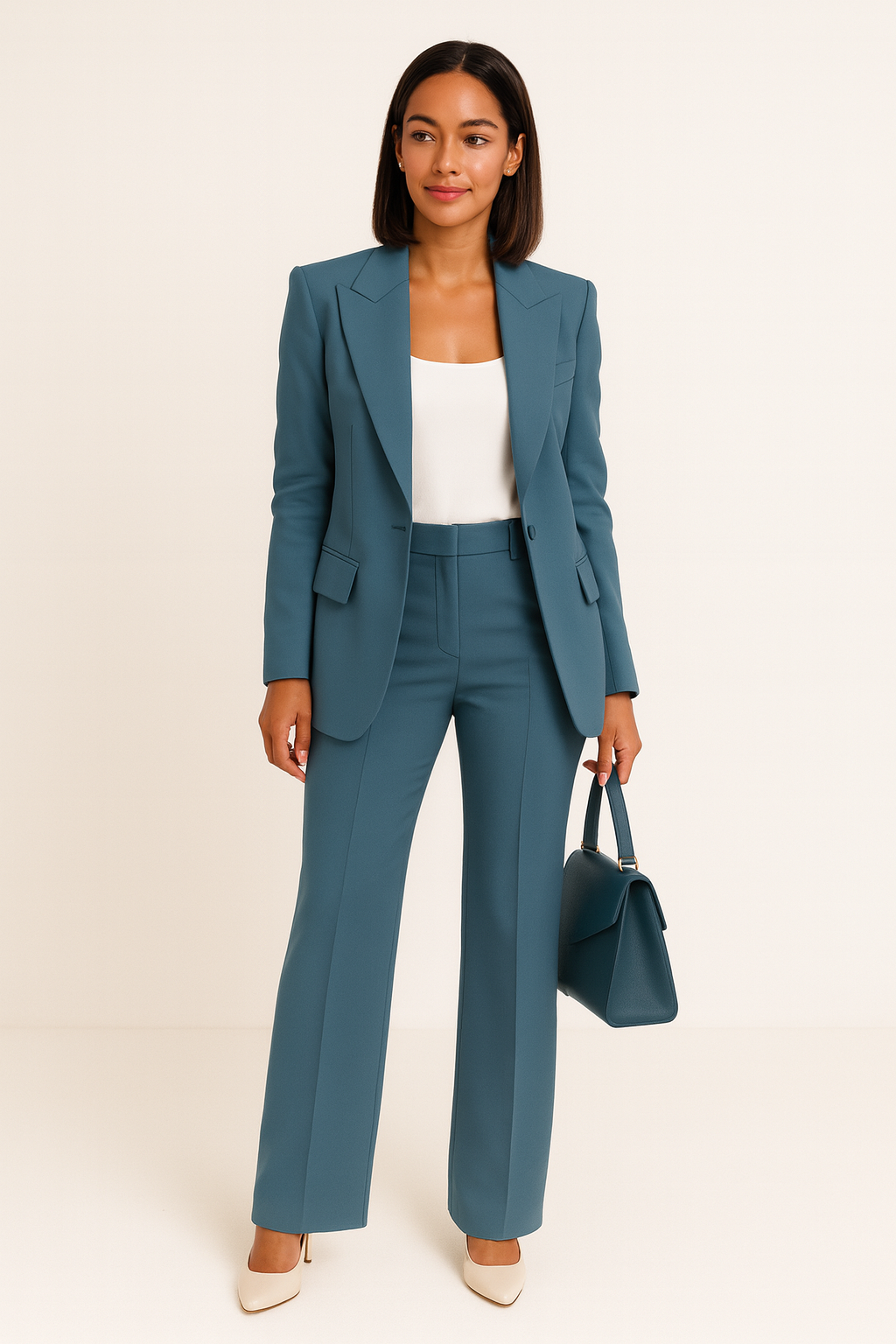 Ensemble Blazer Pantalon Élégant Femme