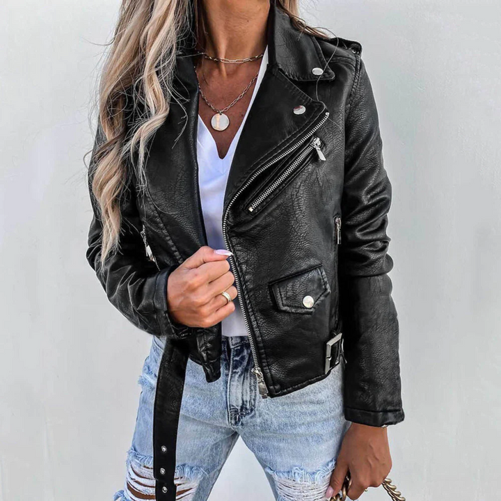 Veste Motard Biker Femme