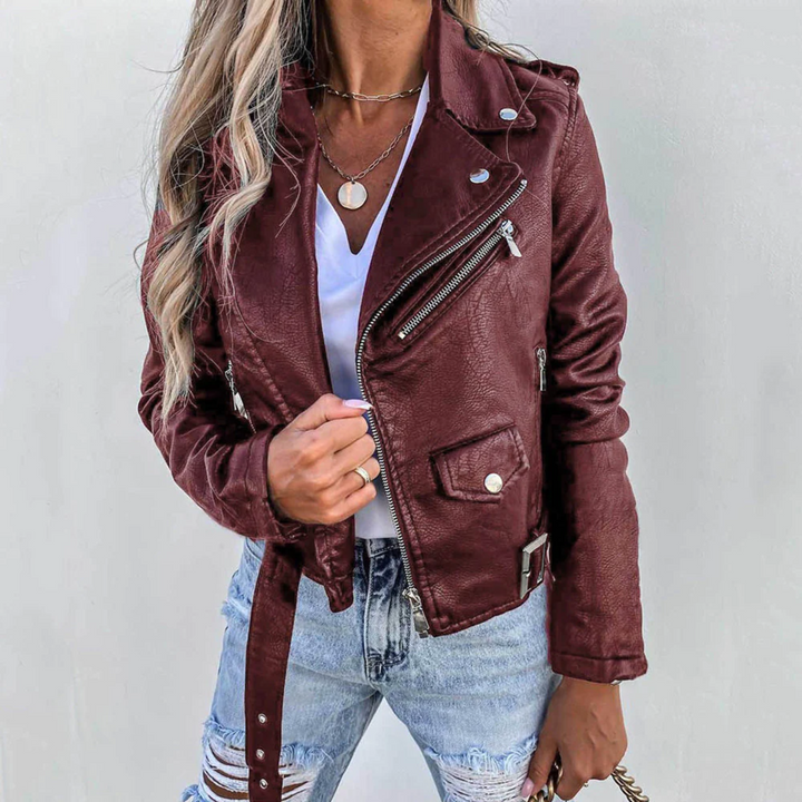 Veste Motard Biker Femme