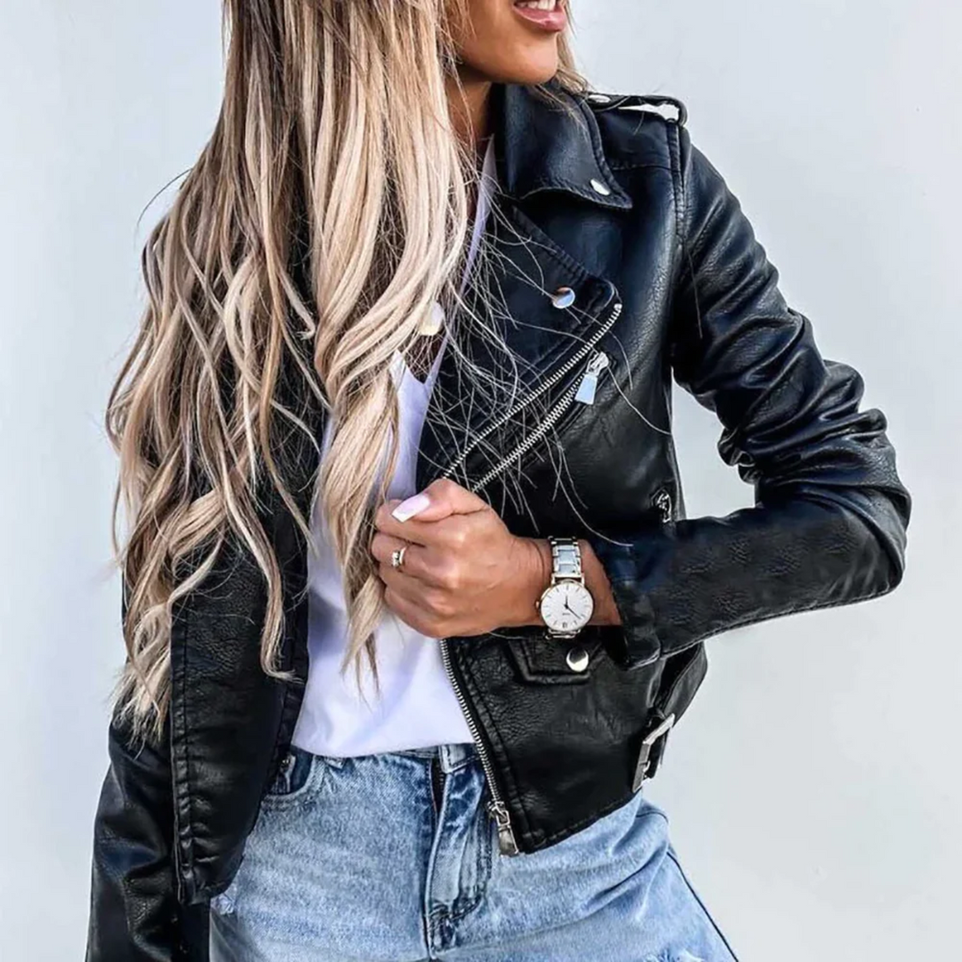 Veste Motard Biker Femme