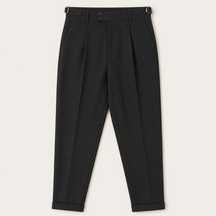 Pantalon à Pinces Coupe Fusélée Homme