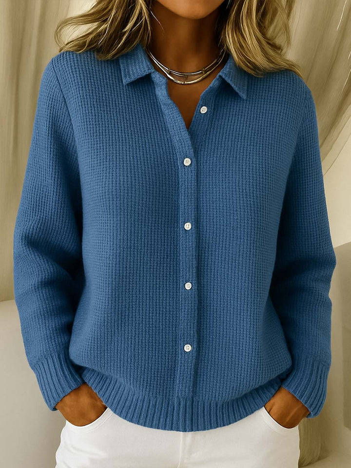Cardigan En Maille Boutonné Femme
