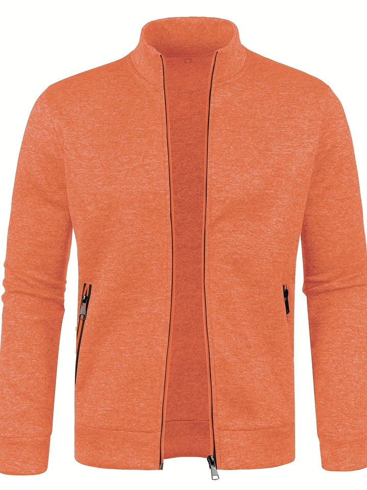 Veste Zippée à Col Montant Homme