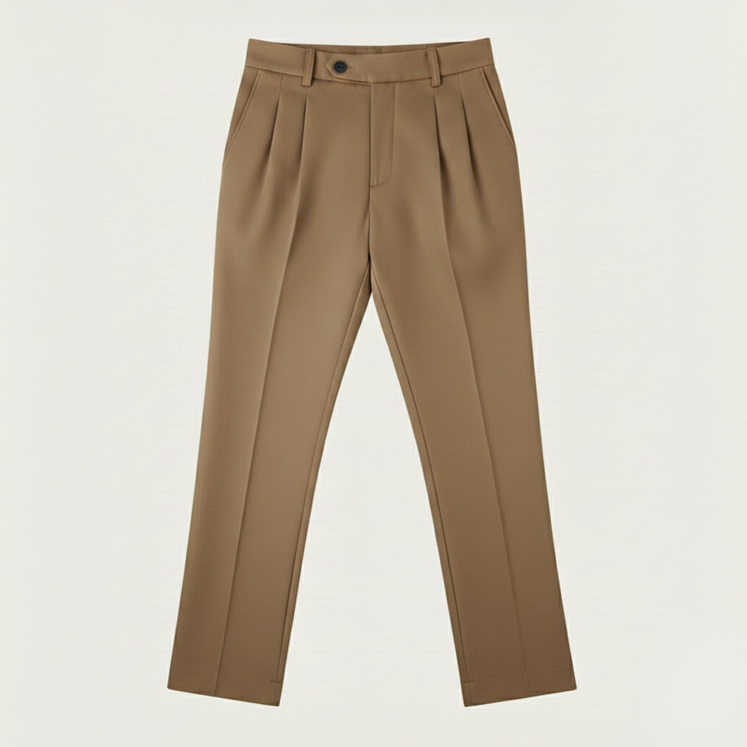 Pantalon à Pinces Coupe Droite Homme