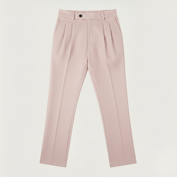 Pantalon à Pinces Coupe Droite Homme