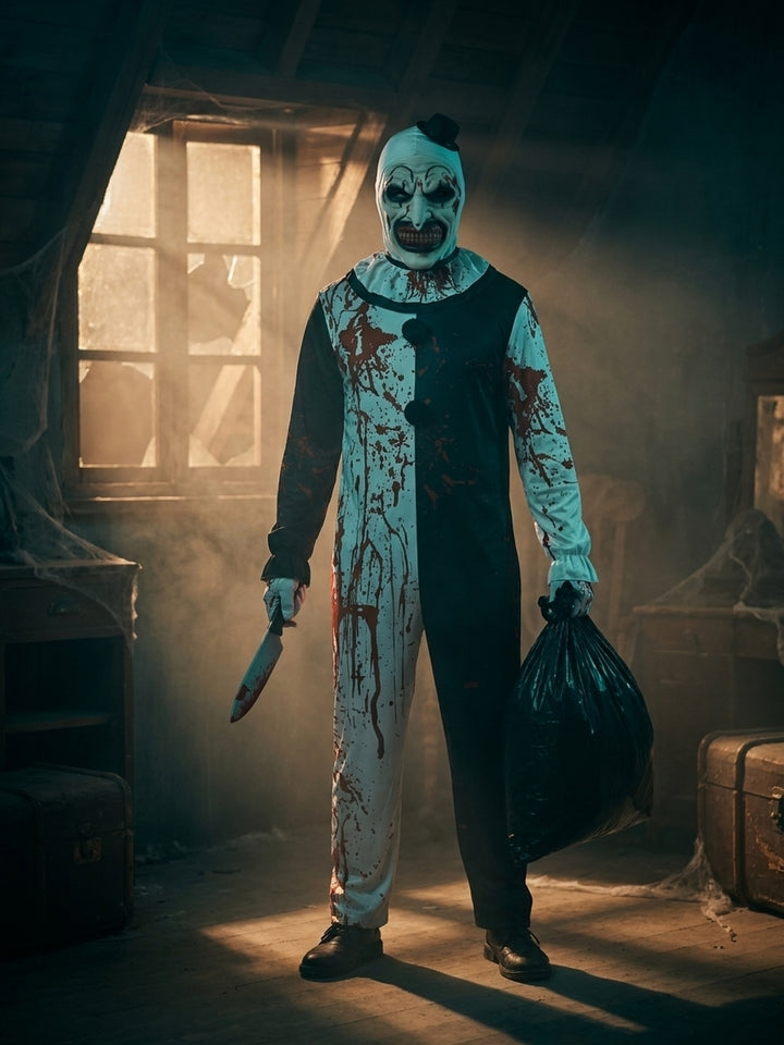 Costume Halloween Clown Effrayant Homme
