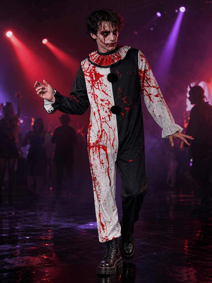 Costume De Clown Sanglant Halloween Homme