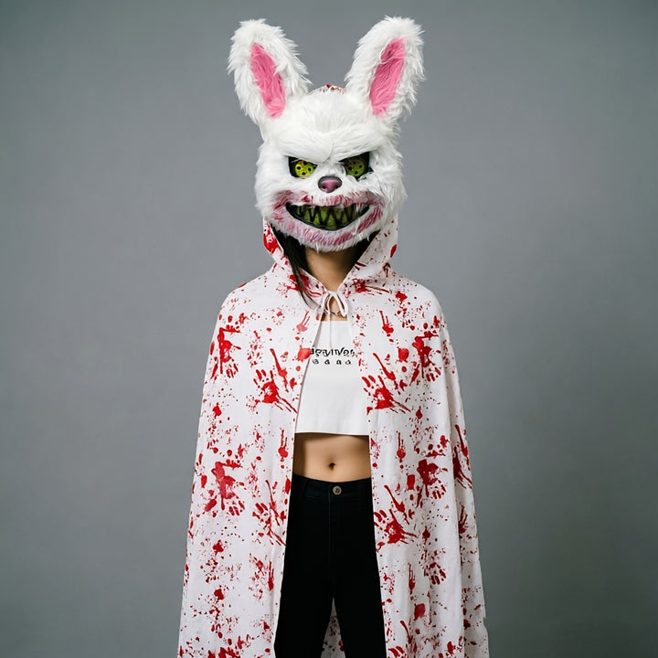 Costume Halloween Lapin Horreur Unisexe