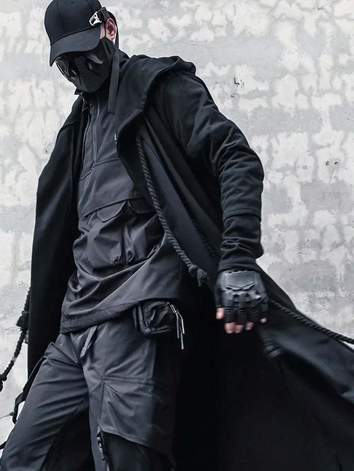 Gilet Long à Capuche Halloween Streetwear Homme