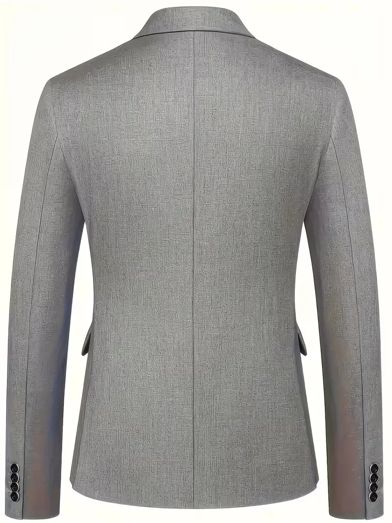 Costume Avec Gilet Croisé Et Revers Pointus Homme
