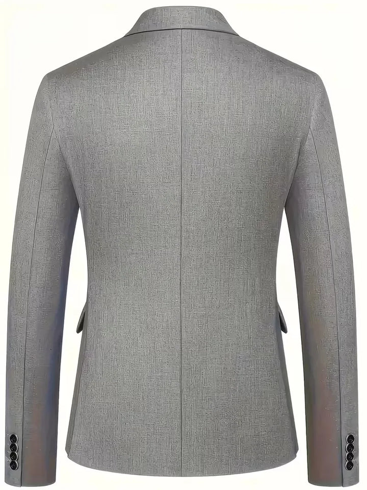 Costume Avec Gilet Croisé Et Revers Pointus Homme