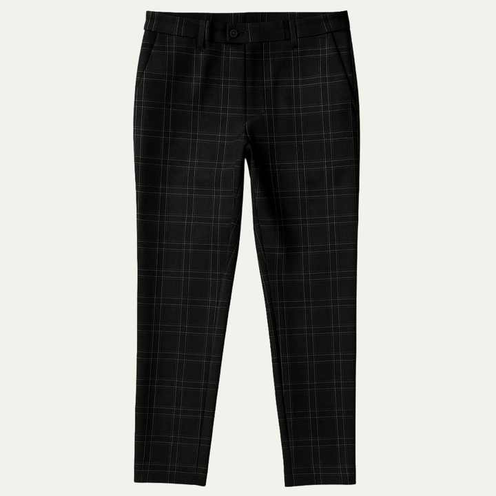 Pantalon Habillé à Carreaux Homme