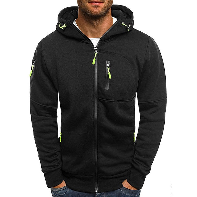Sweat Zippé à Capuche Homme