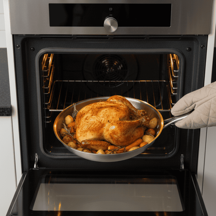 Poêle de Cuisson Inox