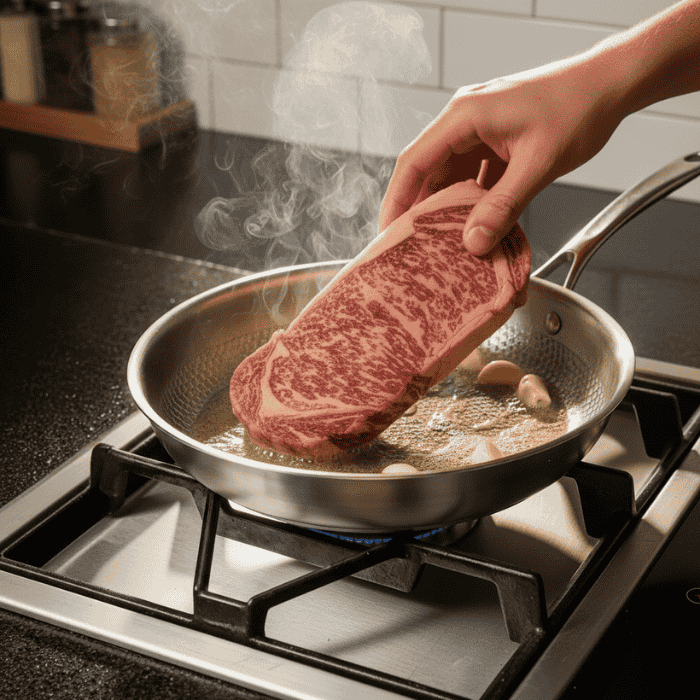 Poêle de Cuisson Inox