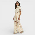 Women's Lace Wide-Leg Pants Set