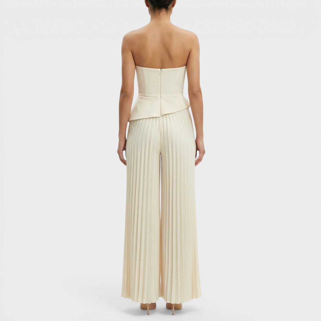 Ensemble Plissé Sans Bretelles Femme