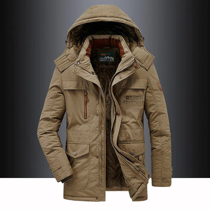Veste Longue à Capuche Homme