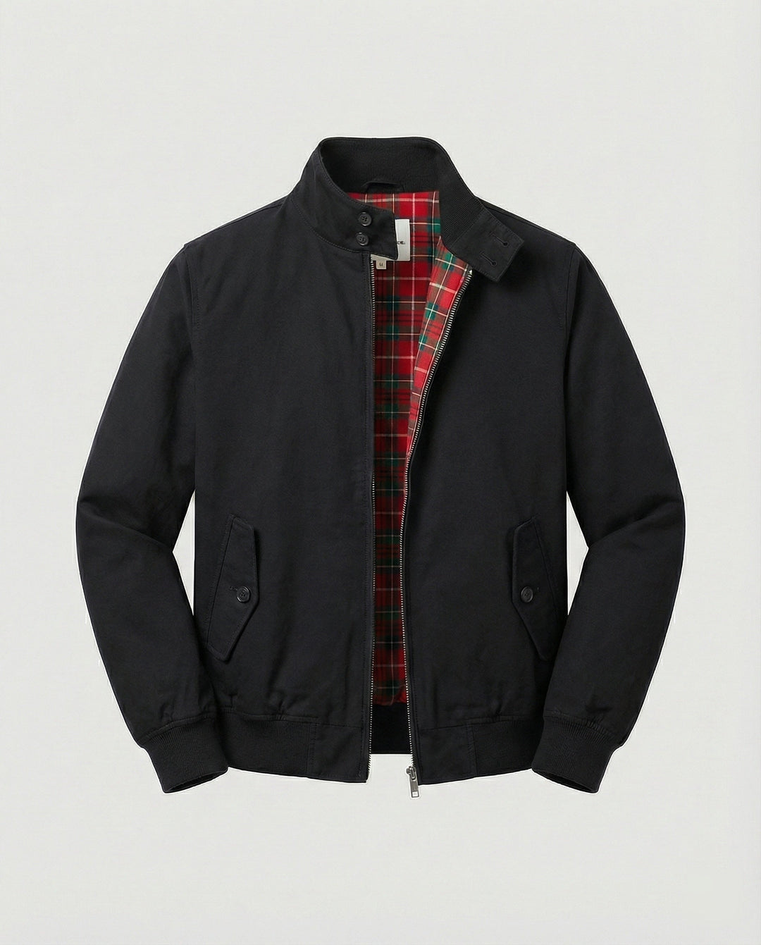 Blouson Zippé à Col Rabattu Homme