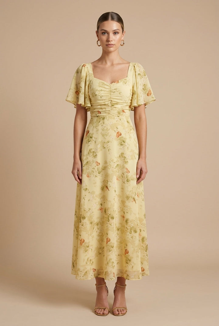 Robe Longue Fleurie Femme