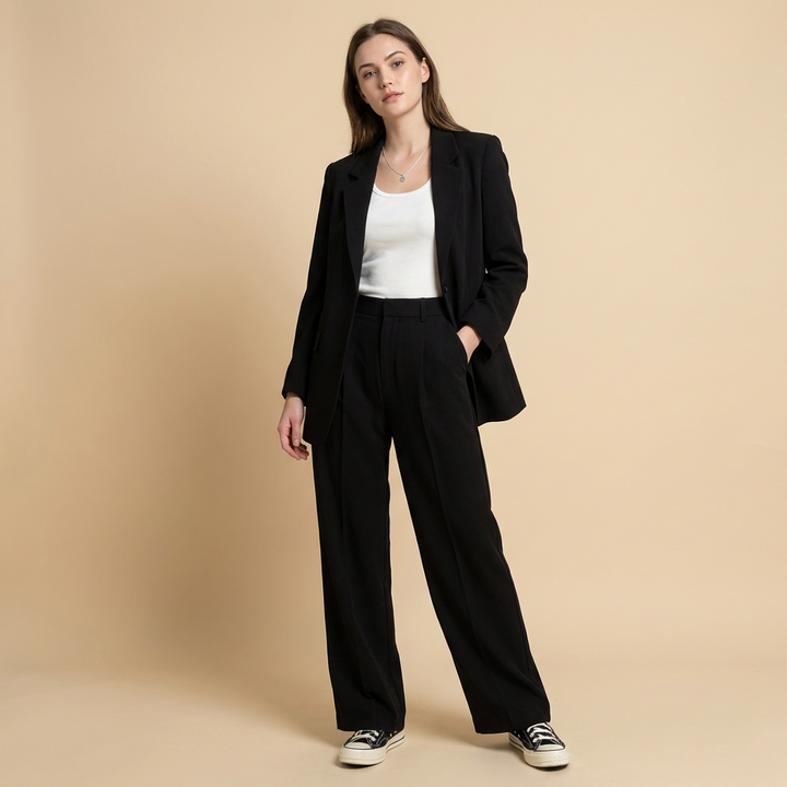 Tailleur Pantalon Élégant Femme