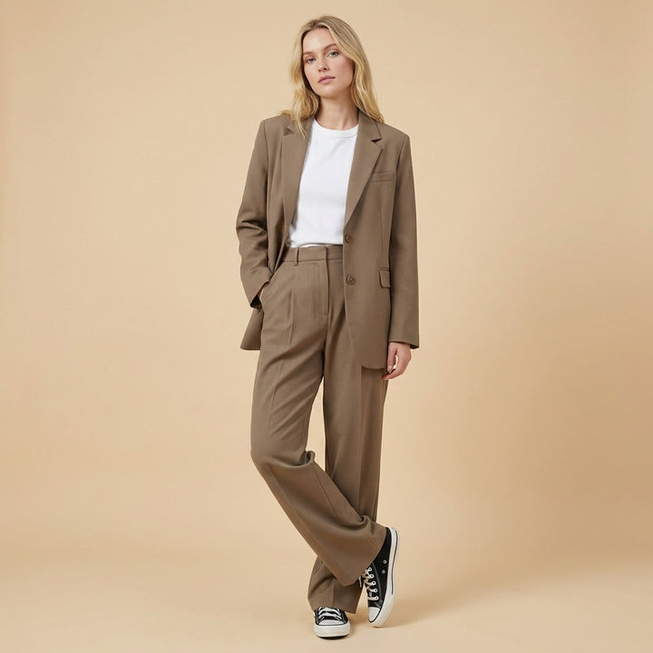 Tailleur Pantalon Élégant Femme