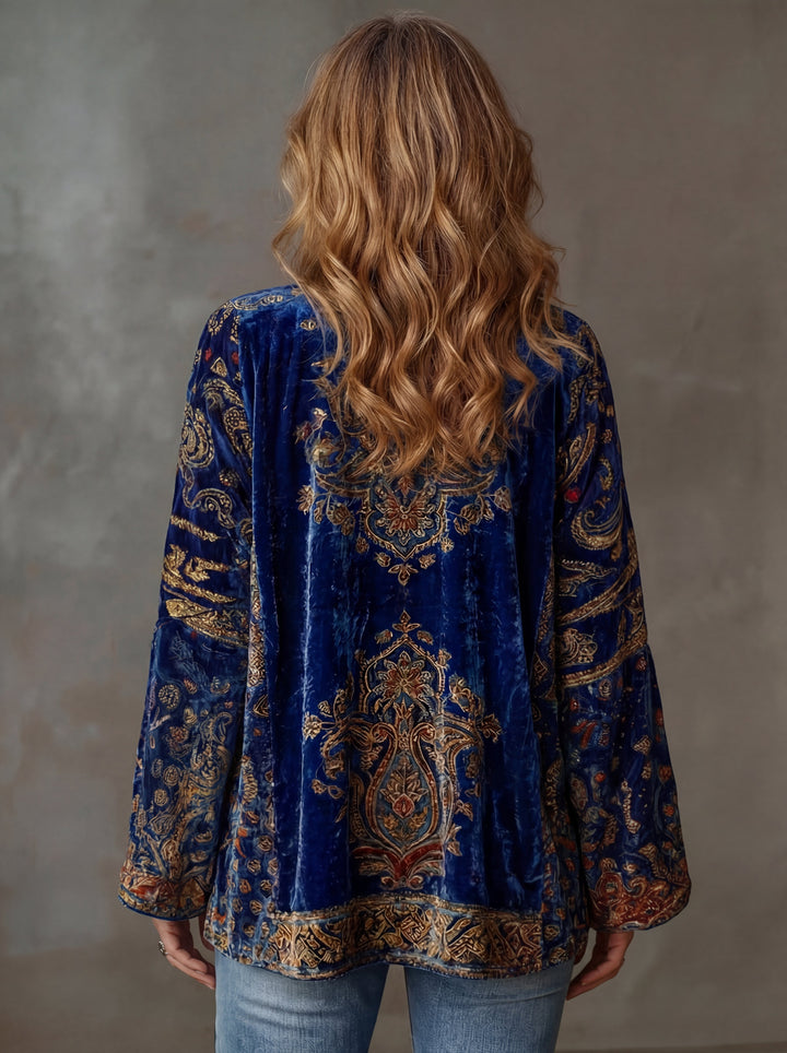 Veste Imprimée À Manches Longues Femme