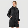 Trench à Capuche Boutonné Femme
