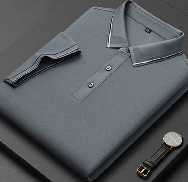 Polo Contrasté Décontracté Homme