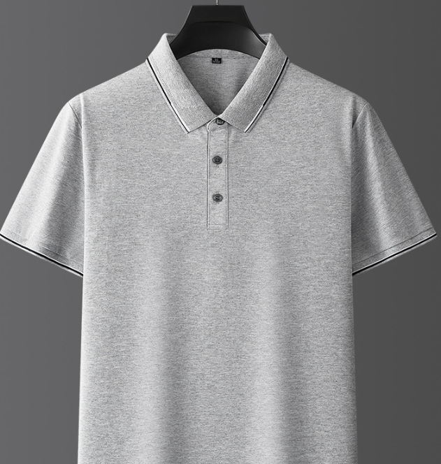 Polo Contrasté Décontracté Homme