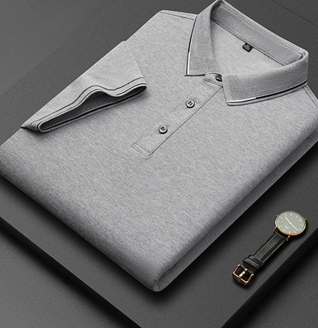 Polo Contrasté Décontracté Homme