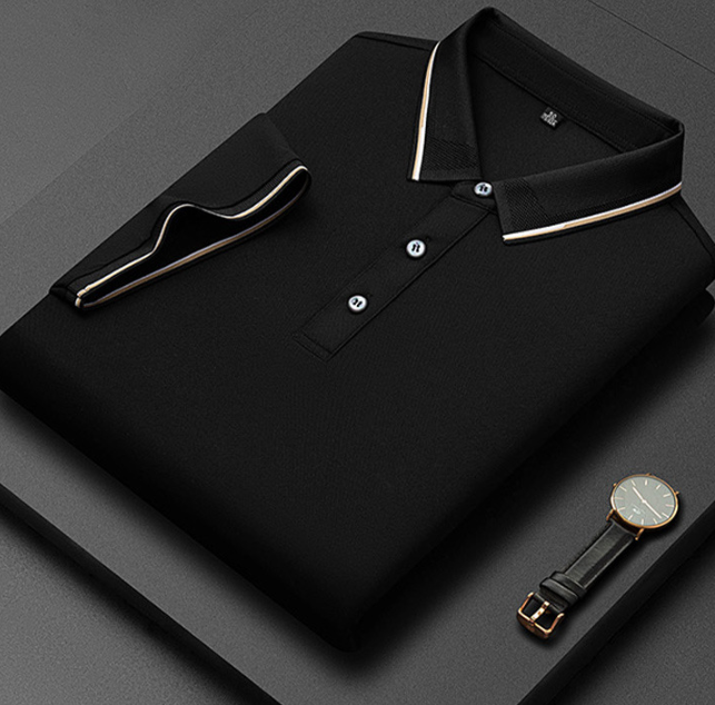 Polo Contrasté Décontracté Homme