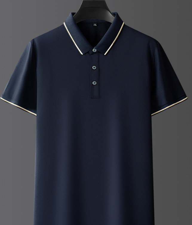 Polo Contrasté Décontracté Homme