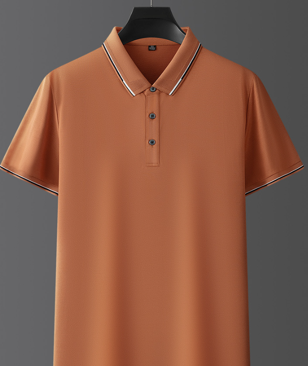 Polo Contrasté Décontracté Homme
