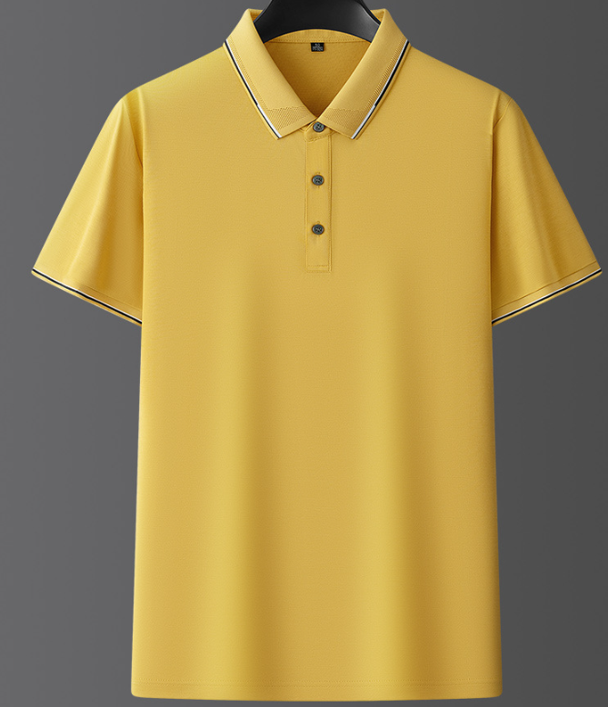 Polo Contrasté Décontracté Homme