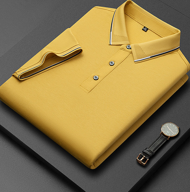Polo Contrasté Décontracté Homme
