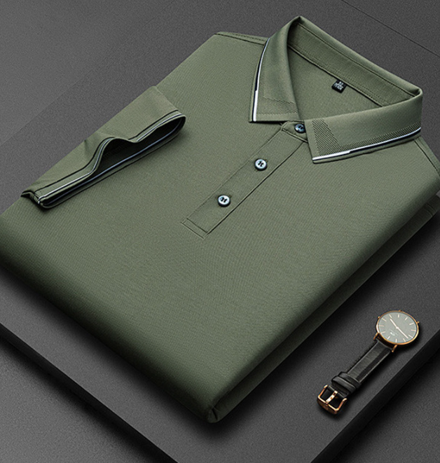Polo Contrasté Décontracté Homme