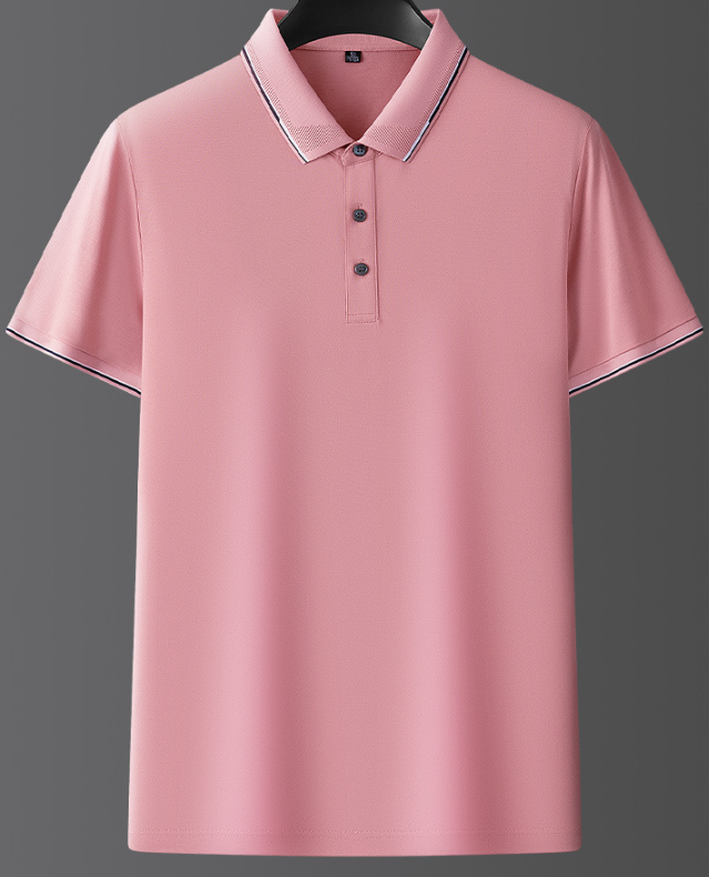 Polo Contrasté Décontracté Homme