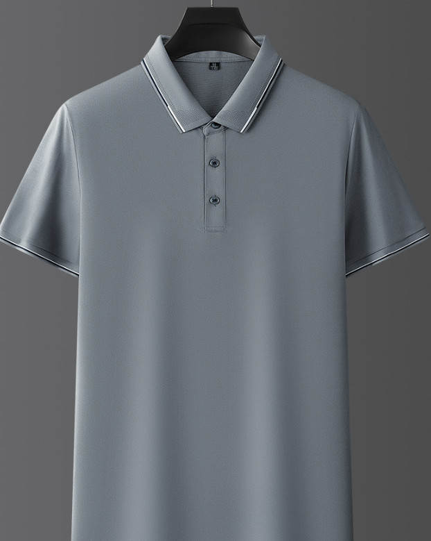 Polo Contrasté Décontracté Homme