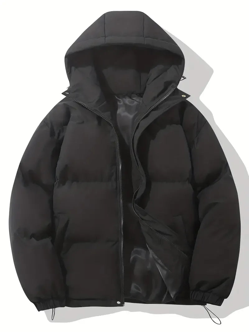 Doudoune Courte à Capuche Zippée Femme