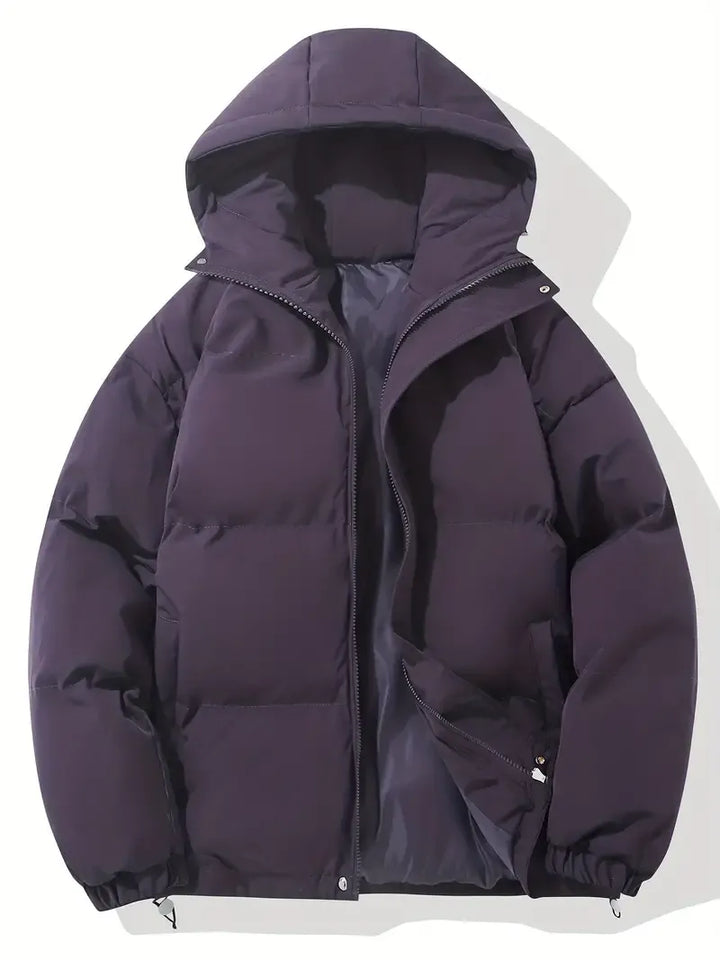 Doudoune Courte à Capuche Zippée Femme