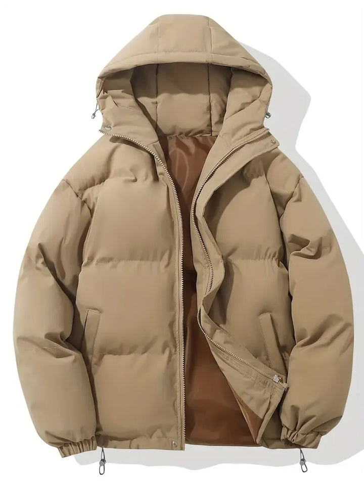 Doudoune Courte à Capuche Zippée Femme