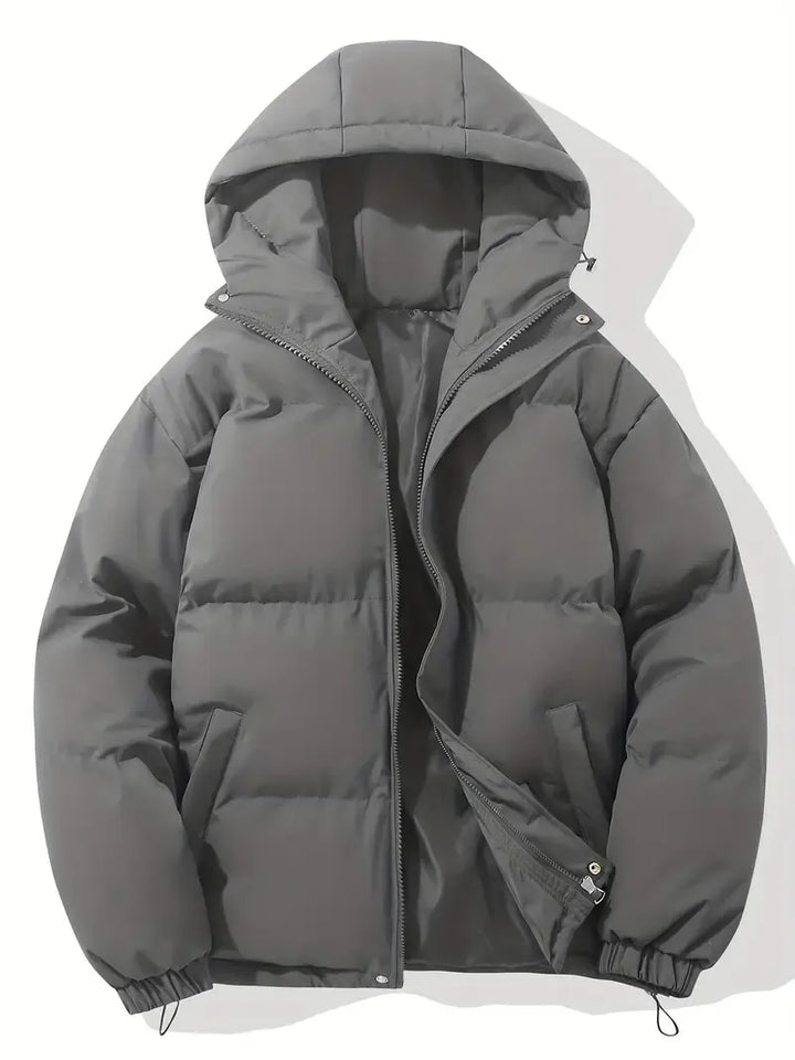 Doudoune Courte à Capuche Zippée Femme